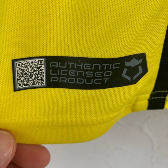 PUMA AUTHENTIC BUNDESLIGA DORTMUND HOME SOCCER JERSEY SIZE XL LIKE NEW - Picture 3 of 9